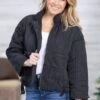 Black Quilted Jacket With Side Tie Detail -Staccato Shop 3D4A0039 c09d0878 a18d 4bb8 a1e7 238c631a07b1