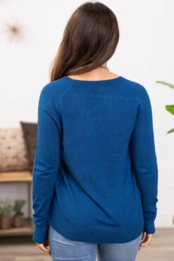 Be Cool Slate Blue Lightweight Sweater With Side Slit 9 Be Cool Slate Blue Lightweight Sweater With Side Slit -Staccato Shop 3D4A0084 efad1456 717a 4a06 b8d4 3f5a5a82bbb5