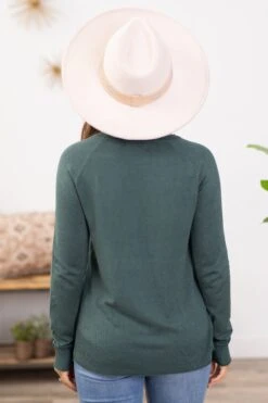 Be Cool Emerald Lightweight Sweater With Side Slit -Staccato Shop 3D4A0093 f8b1a126 fce7 4659 88b6 1dbec9a01bcf