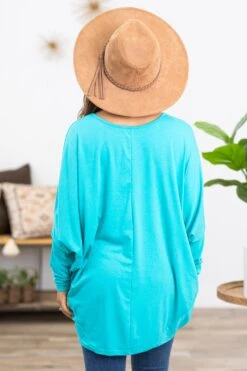 Aqua Dolman Sleeve Top -Staccato Shop 3D4A0133 32750225 a854 4d86 a52a 92a6fd9da644