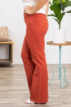 Sneak Peek Rust Kick Flare Raw Hem Jeans -Staccato Shop 3D4A0469 31f9ca13 42d8 4156 8124 2194d51f28bc
