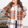 Camel And Cream Plaid Shacket 2 Camel And Cream Plaid Shacket -Staccato Shop 3D4A0640 c3fcfe2b 0a2e 4fa5 96e1 956f0b184e7c