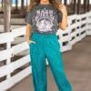 Turquoise Crystal Pleat Wide Leg Pants -Staccato Shop 3D4A0719 d26feea3 52f1 4691 8292 fc7630b287f6