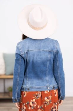 Sneak Peek Medium Wash Denim Jacket -Staccato Shop 3D4A0796 e04b72bd 267c 4757 959d de642da7aa02