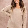 Tan Distressed Sweater -Staccato Shop 3D4A0842 79151937 b75e 4170 8484 79a74d28f5c3