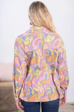 Lavender Multicolor Paisley Print Jacket 9 Lavender Multicolor Paisley Print Jacket -Staccato Shop 3D4A0855 324acbc0 8c9e 4ad2 a263 1c32402c68bc
