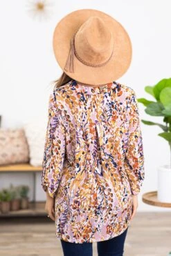 Mauve And Mustard Leaf Print Top -Staccato Shop 3D4A0965 44b6bb58 4d63 4a06 adce b0fce3941c43