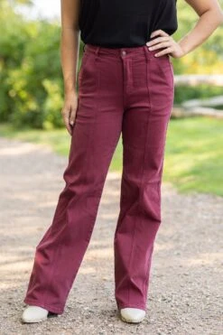 Judy Blue Wine Garment Dyed Straight Leg Jeans -Staccato Shop 3D4A1122 01d6cfdc 522d 42ca a7b5 8fd23c900f1f