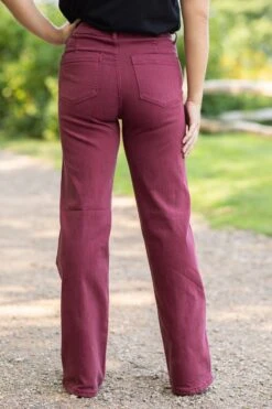 Judy Blue Wine Garment Dyed Straight Leg Jeans -Staccato Shop 3D4A1124 af8b6ab1 9a40 4343 97f8 9f0f32f8dfc0