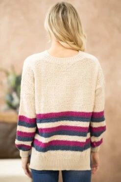 Oatmeal Multicolor Stripe Sweater -Staccato Shop 3D4A1249 b1f2ad83 0b4a 4376 bf3f b656003022ee