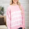 Pink And White Tie Dye Side Slit Top 2 Pink And White Tie Dye Side Slit Top -Staccato Shop 3D4A1334 c9cbf118 b0a4 4e96 a301 eeef029d17d7