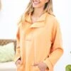Light Orange 1/4 Zip Pullover -Staccato Shop 3D4A1350 1e89e7ef d521 48b4 bc85 15f181e6e293