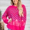 Hot Pink And Grey Aztec Print Sweater -Staccato Shop 3D4A1522 cea4fae5 5e3f 4e8b 965d 717761076cdf