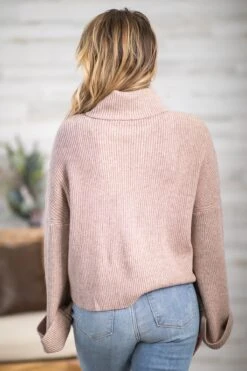 Mocha Ribbed Bell Sleeve Turtleneck Sweater -Staccato Shop 3D4A1546 7ad65bf4 7611 4626 82be f90cb1ec14a2