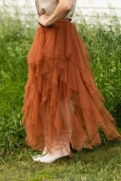 Burnt Orange Tulle Maxi Skirt -Staccato Shop 3D4A2214 efaef4c4 7ffb 4248 a0d0 701277e02ca4