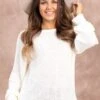 Ivory Raglan Sleeve Sweater Knit Top -Staccato Shop 3D4A2234 cb232dc7 dcd1 41c1 b86e 11a21bda6c02