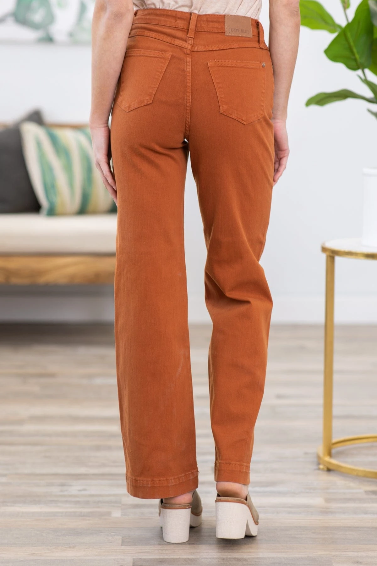 Judy Blue Cognac Garment Dyed Wide Leg Pants 6 Judy Blue Cognac Garment Dyed Wide Leg Pants - Image 4
