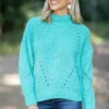 Turquoise Mock Neck Sweater -Staccato Shop 3D4A2513 ebabfbbb 174c 4c15 b3cf 0fdedaf4ef08