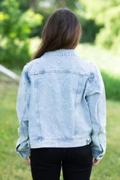 Veveret Light Wash Rhinestone Denim Jacket -Staccato Shop 3D4A2654 c56cfb6a 0c51 492f 808a 47dc7e305526