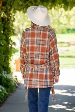 Chestnut Self Belt Balloon Sleeve Jacket -Staccato Shop 3D4A3035 506a8782 f885 43bf 8c01 64cfe02df7c0