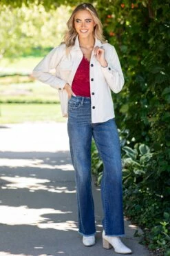 Beige Faux Suede Shacket -Staccato Shop 3D4A3135 2c94a455 c985 48dc ac38 ac25cf8304c0