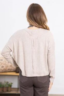 Beige Ribbed Dolman Sleeve Sweater -Staccato Shop 3D4A3325 409670bc 40cd 48ac b438 fabea206d1fa