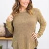 Army Green Washed Baby Waffle Knit Top -Staccato Shop 3D4A3696 881c1693 e43e 4d6d b225 0afce25dfd23