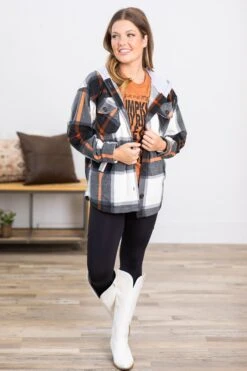 Charcoal Plaid Fleece Shacket With Hood 8 Charcoal Plaid Fleece Shacket With Hood -Staccato Shop 3D4A3703 573cea50 f0d3 4817 adeb de90dc110b25