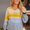 Be Cool Dusty Blue Multicolor Ombre Stripe Sweater 1 Be Cool Dusty Blue Multicolor Ombre Stripe Sweater -Staccato Shop 3D4A4301 de4b996a 2e8f 491e 8305 7f512759fdff