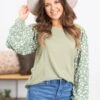 Sage Top With Animal Print Balloon Sleeves -Staccato Shop 3D4A4417 81d76c64 e2f0 4576 a42c 06c7cdb30048
