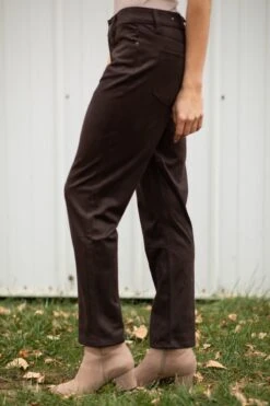 YMI Brown Straight Leg Pants -Staccato Shop 3D4A4495 a1ce9f53 8fab 4a76 99a2 44bb6d089f55