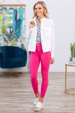 STACCATO White Utility Jacket With Elastic Hem -Staccato Shop 3D4A4508 7adeb9fa 6dfb 4084 8914 8eb8161e0f30