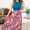 Pink Multicolor Floral Tiered Maxi Skirt 1 Pink Multicolor Floral Tiered Maxi Skirt -Staccato Shop 3D4A4632 70d443b3 13aa 435a 995e dc4140ef2cf4