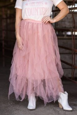 Dusty Rose Tulle Maxi Skirt -Staccato Shop 3D4A4652 37df3971 8d01 4cb2 b3d2 5444bad4e29c