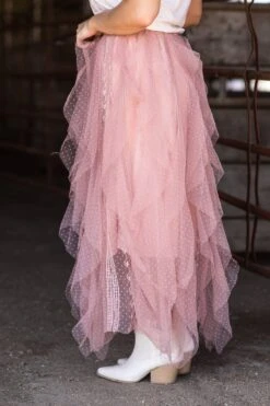 Dusty Rose Tulle Maxi Skirt -Staccato Shop 3D4A4653 b1884a06 b35f 4df3 b947 820cfa344fd9