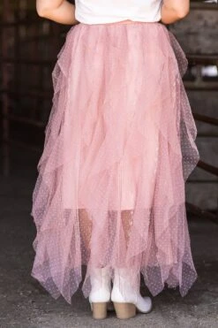 Dusty Rose Tulle Maxi Skirt -Staccato Shop 3D4A4654 c48b0fb7 52bf 46fe 9fe8 fa2665a009c9