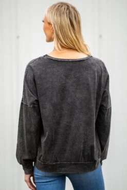 Charcoal Acid Wash Dolman Sleeve Top -Staccato Shop 3D4A4697 b34250c1 a7a9 4638 a05b c1913cfe48c4