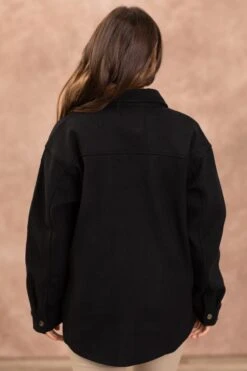 Black Felt Shacket -Staccato Shop 3D4A4897 cbaebfcf ba49 43f2 b774 5b4af99429c5