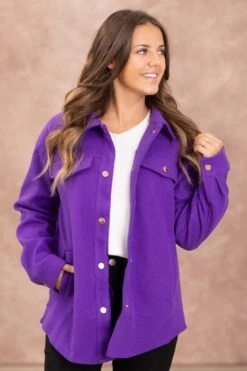 Purple Felt Shacket -Staccato Shop 3D4A4902 174f6836 3451 4ef5 a840 24f14c854c68