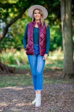 Burgundy Quilted Puffer Vest 7 Burgundy Quilted Puffer Vest -Staccato Shop 3D4A5105 4a193c01 1a2f 438c 822b 6cb1104aa7ad