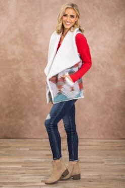 Turquoise Multicolor Aztec Sherpa Vest 6 Turquoise Multicolor Aztec Sherpa Vest -Staccato Shop 3D4A6026 f818f8a1 6746 49e4 ba7c de2e97dc6a26