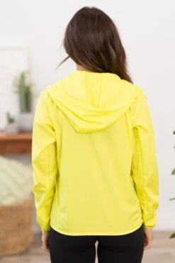 Neon Yellow Hooded Windbreaker Jacket -Staccato Shop 3D4A6840 95eb4c4a a815 4036 82f5 3280dc7578e9