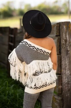 Ivory One Shoulder Sweater With Fringe 9 Ivory One Shoulder Sweater With Fringe -Staccato Shop 3D4A7137 8f36ae3f 6fe7 4291 9dad 9ab0a5ddaa70