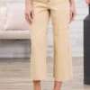 Tan Wide Leg Button Fly Trouser Pants 2 Tan Wide Leg Button Fly Trouser Pants -Staccato Shop 3D4A7433 05b27832 51e6 45c9 b5f0 060f9ef81f44