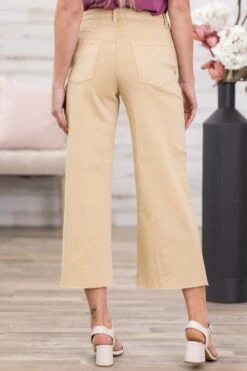 Tan Wide Leg Button Fly Trouser Pants 11 Tan Wide Leg Button Fly Trouser Pants -Staccato Shop 3D4A7437 2046df9c b5db 432b b865 39a3e8581ae6