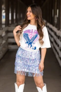 Purple And Silver Fringe Skirt -Staccato Shop 3D4A7767 da08a09c 676c 4b63 a84e 633ff9d86179