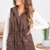 Brown Military Vest With Hood -Staccato Shop 3D4A7987 2a1828a4 0031 4409 8fdd 5aa67cd3cb83