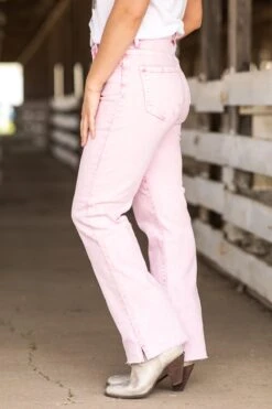 Risen Blush Washed Bootcut Jeans -Staccato Shop 3D4A8368 3b7fbe3e c845 453e 9cb3 0e5aee3b5a62