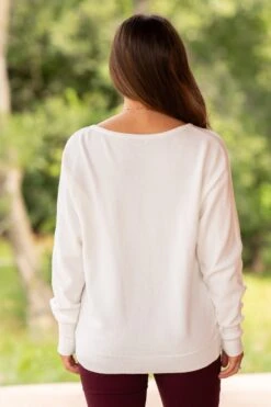 STACCATO Off White Dolman Sleeve Soft Waffle Knit Top -Staccato Shop 3D4A8439 b66a02c1 1149 48f2 8c5c 24487c7d76c1