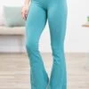 Dusty Teal High Waist Flare Yoga Pants 2 Dusty Teal High Waist Flare Yoga Pants -Staccato Shop 3D4A8702 9af6b493 5087 4b6f a7d7 21eab6913254
